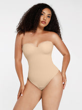 Bustier-Korsett-Bodysuit - Hautfarben